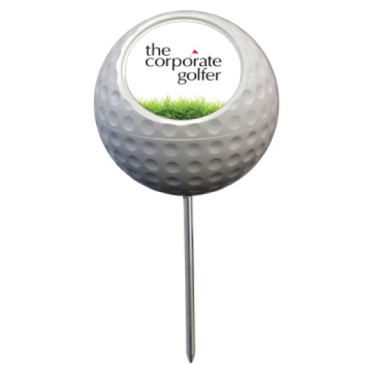 Promotional Dimple Tee Markers White Alt